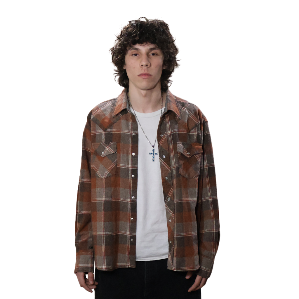 Arrow Western Wear Snap Button Flannel
