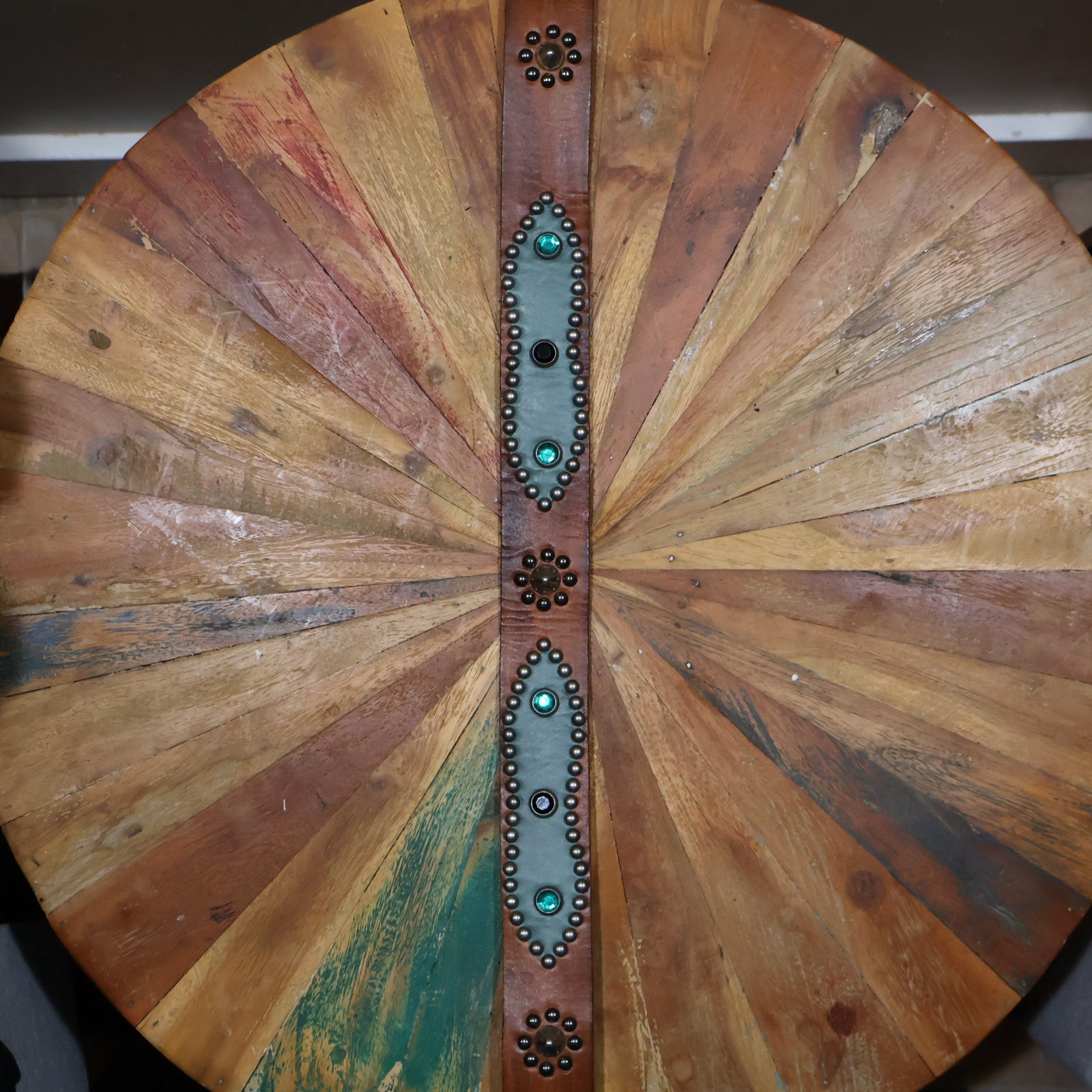 Green & Black Bejwelled Belt