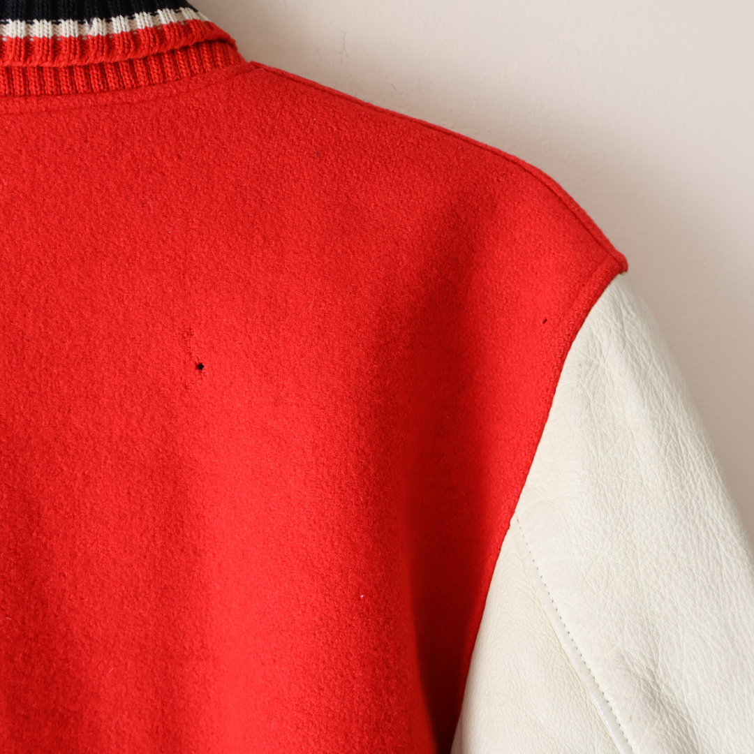 Vintage Varsity Jacket Red