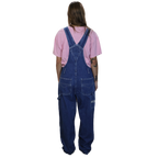 Revolt Butterfly Embroidery Overalls